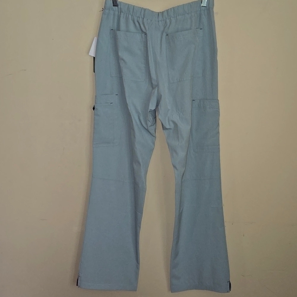 Koi Blue Heathered Scrub Pants - Picture 3 of 7